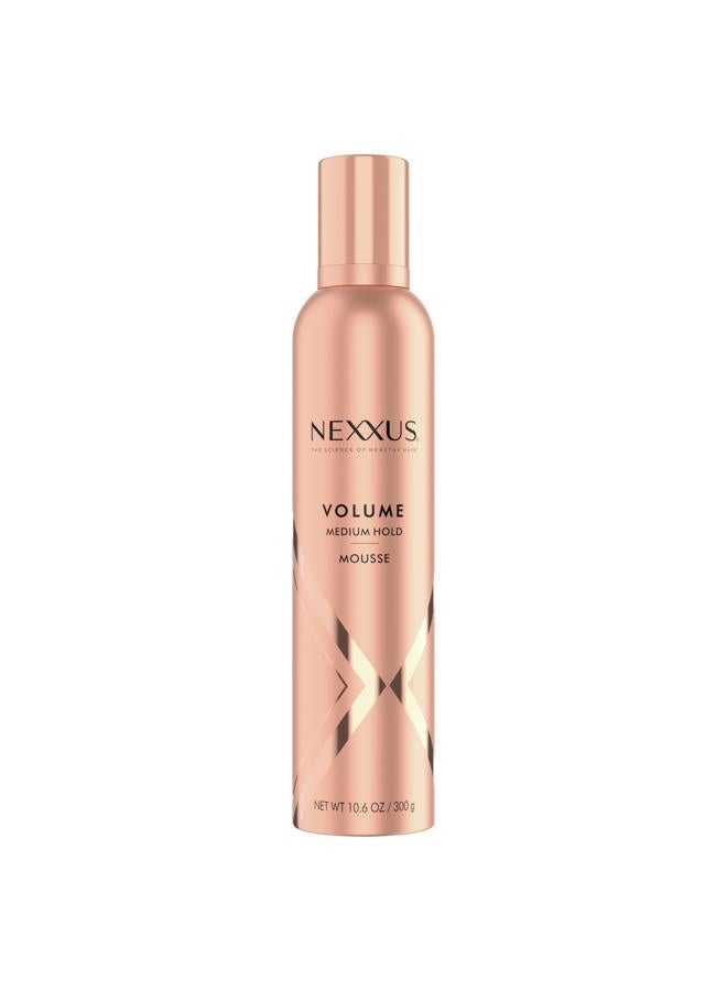Nexxus Volumizing Foam Hair Mousse, Volume Volumizing Mousse, Hair Styling Mousse, Pink, 10.6 Ounce (Pack of 1) - Image 1