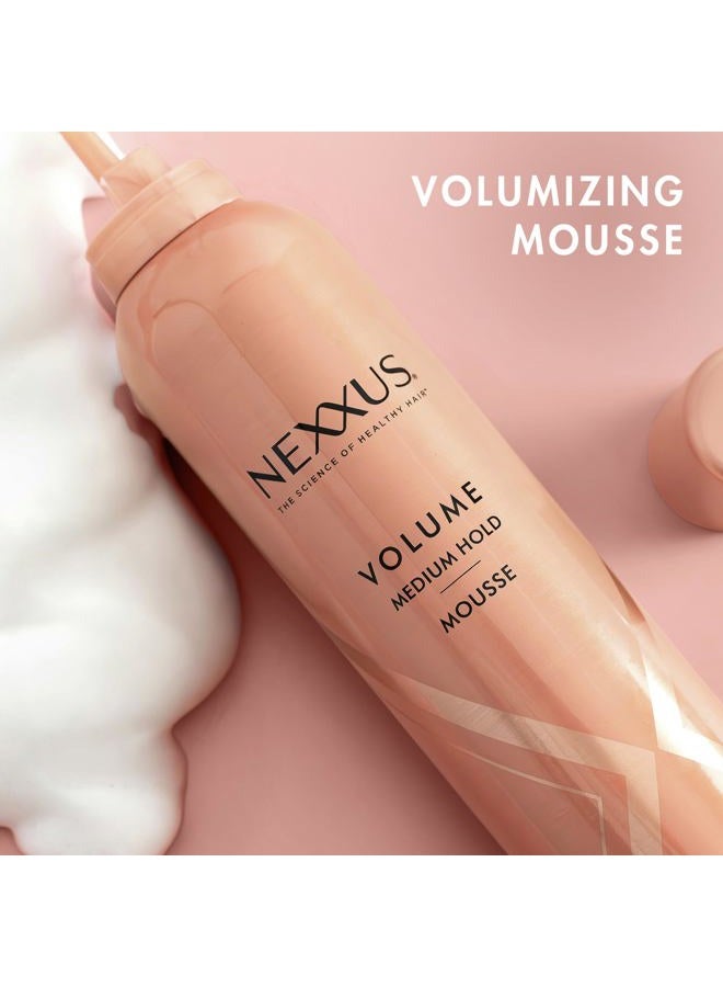Nexxus Volumizing Foam Hair Mousse, Volume Volumizing Mousse, Hair Styling Mousse, Pink, 10.6 Ounce (Pack of 1) - Image 3