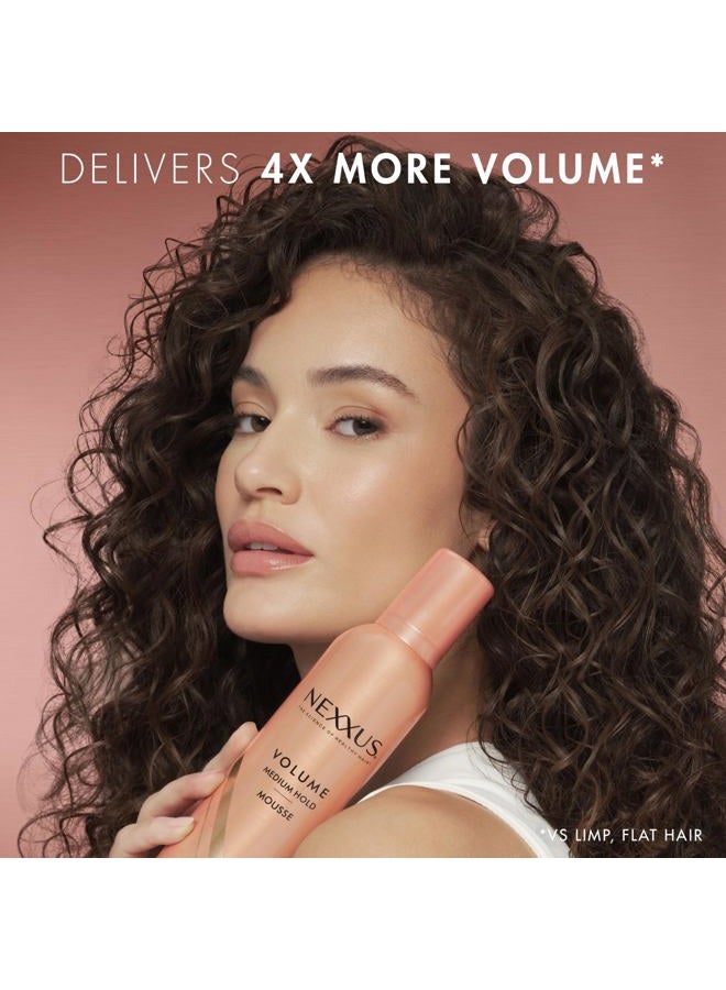 Nexxus Volumizing Foam Hair Mousse, Volume Volumizing Mousse, Hair Styling Mousse, Pink, 10.6 Ounce (Pack of 1) - Image 4