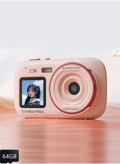 Generic FHD Digital Camera Point and Shoot Camera 72MP with Dual Screen Autofocus 16X Zoom,Compact Camera with 64GB Card for Kids Teens Girls Boys  - Image 1