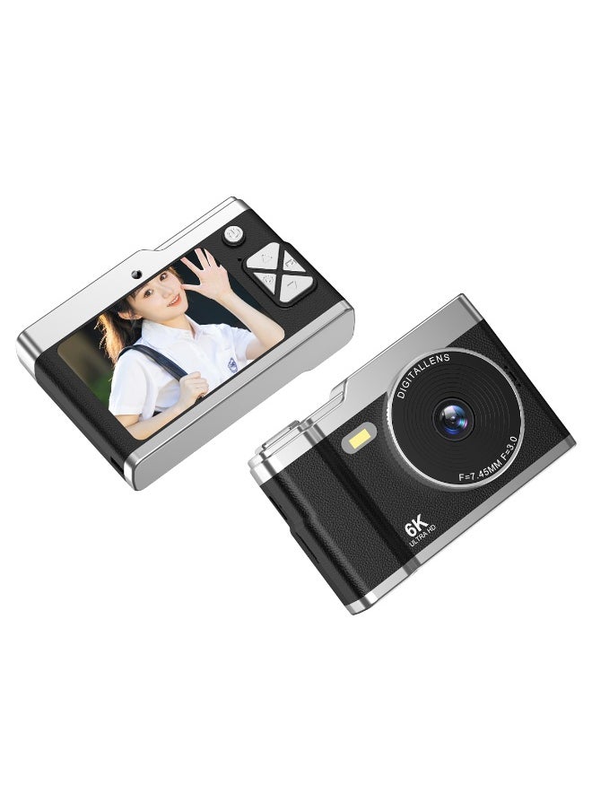 Makrystorm 6K Digital Camera  64MP CCD Portable Digital Camera Campus Retro Portable Travel Campus Beginner Student,with 64GB card  - Image 2
