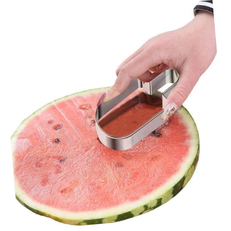 11Pcs Watermelon Cutter Tool Stainless Steel Kitchen Gadget for Fruit Slicing and Snack Making - Image 4