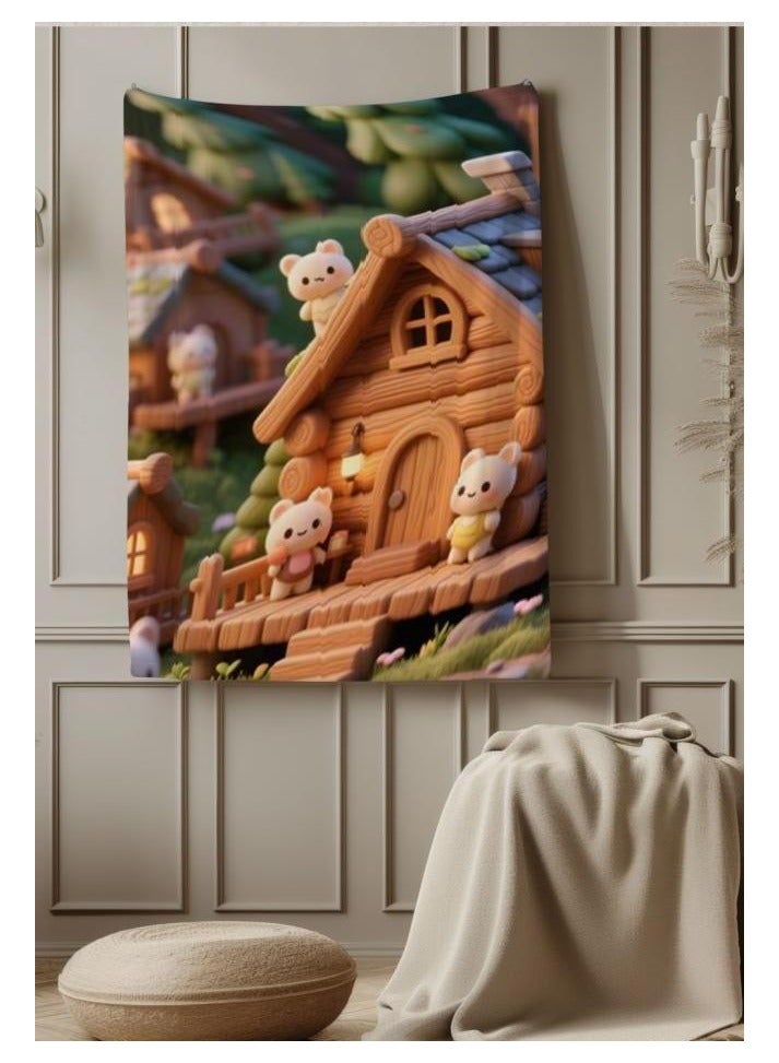 Flannel thin blanket (warm and comfortable, suitable for sleep, gaming, dust removal and sandproof) 150cm*200cm - 4