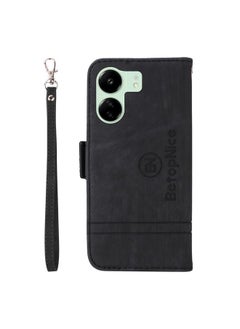 erorex Case For Xiaomi Redmi 13C 4G / 5G Dual-side Buckle Leather Phone Case  - Image 3