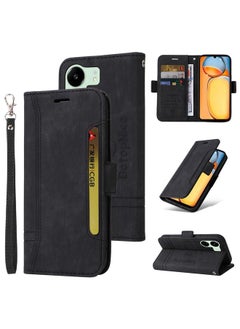 erorex Case For Xiaomi Redmi 13C 4G / 5G Dual-side Buckle Leather Phone Case  - Image 1