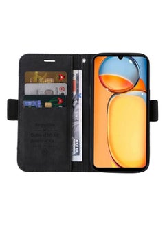 erorex Case For Xiaomi Redmi 13C 4G / 5G Dual-side Buckle Leather Phone Case  - Image 4