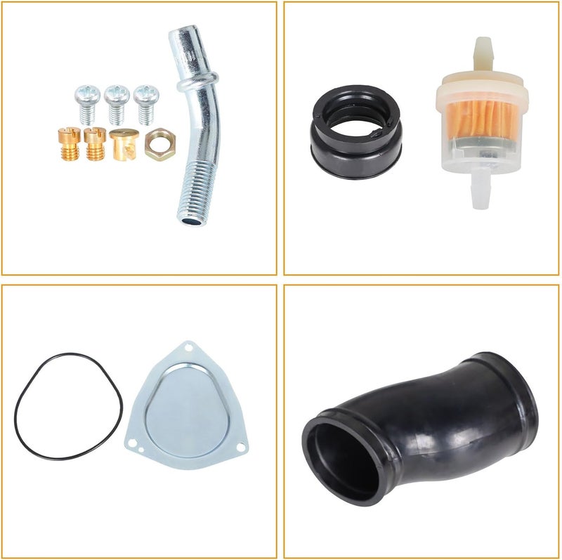 ANTUKO Carburetor and Intake Manifold Boot Replacement for Grizzly 600 (1998-2001) - Image 5