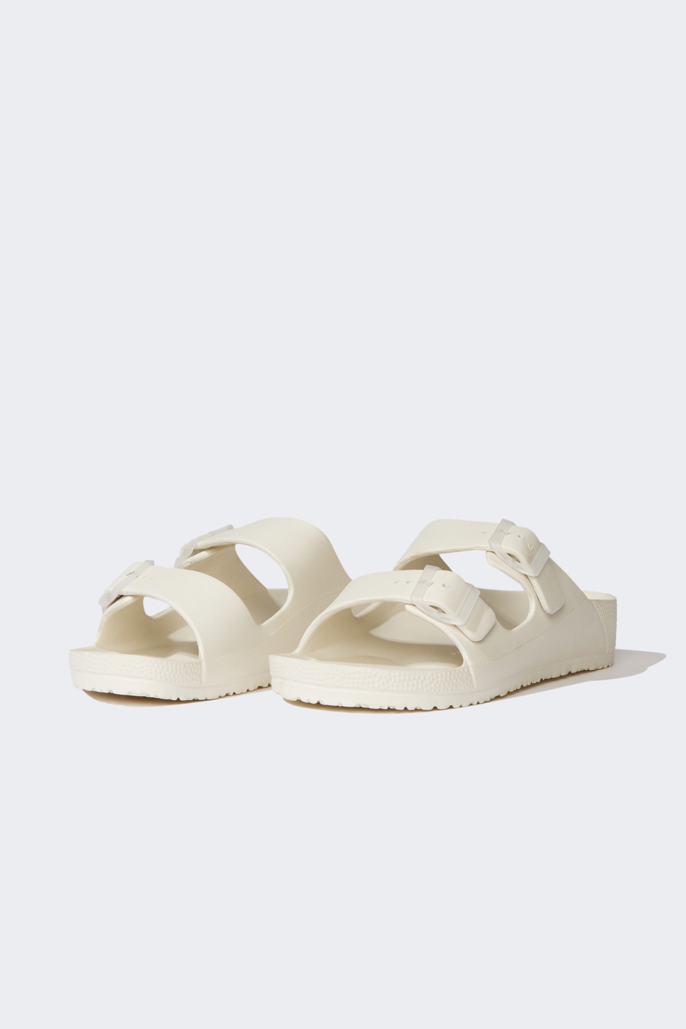 Beige Woman Flat Sole Eva Slippers Casual