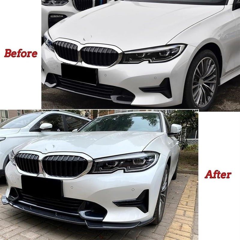 Wivplex Front Bumper Splitter Lip Spoiler for BMW 3 Series - Image 4
