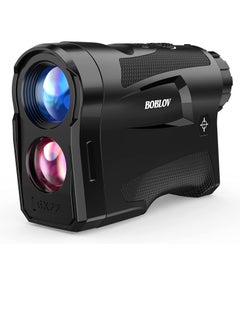 BOBLOV Slope Golf Rangefinder, 650Ys Golf Distance Finder, Support Vibration/Slope On/Off, USB Charging, Accurately and Fast Locking for Golfing/Hunting, with Speed Mode,Without slope