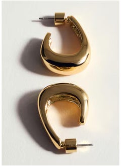 MANGO Twisted Hoop Earrings  - Image 3