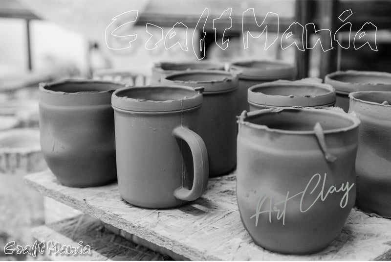 Craft Mania Air Dry Clay for Sculpting & Modelling - Soft, Pliable Clay for Kids & Professionals (450g, Pack of 1) - Image 2