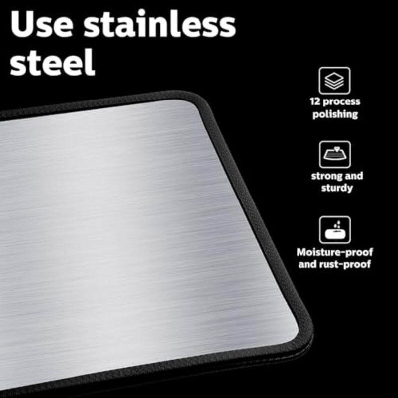 Grease Splatter Guard, Foldable Stainless Steel Oil Splatter Screens for Frying Pan, Nonstick Oil Splash Insulation Board Oil Splatter Guard Stove Heat Insulation Board for Cooking 4 Sided - Image 4