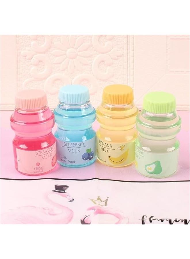 Clear Slime Strawberry Jelly Slime Fluffy Slime Stretchy Crunchy Slime Bubble Slime Soft Putty Stress Relief Toy Party Favors Slime Add Ins Super Light Favor Gift and Birthday (Yellow-3) - Image 3
