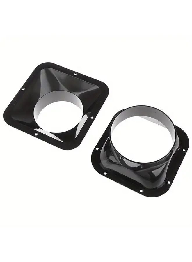 Model C 100 150mm Long Flange Duct Fan Hose Connector For Kitchen Hood Ventilation - Image 3