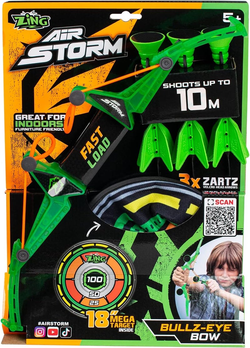 Zing Air Storm AS200 Bullz Eye Bow Set with 3 Velcro-Tipped Arrows and Target - Image 4