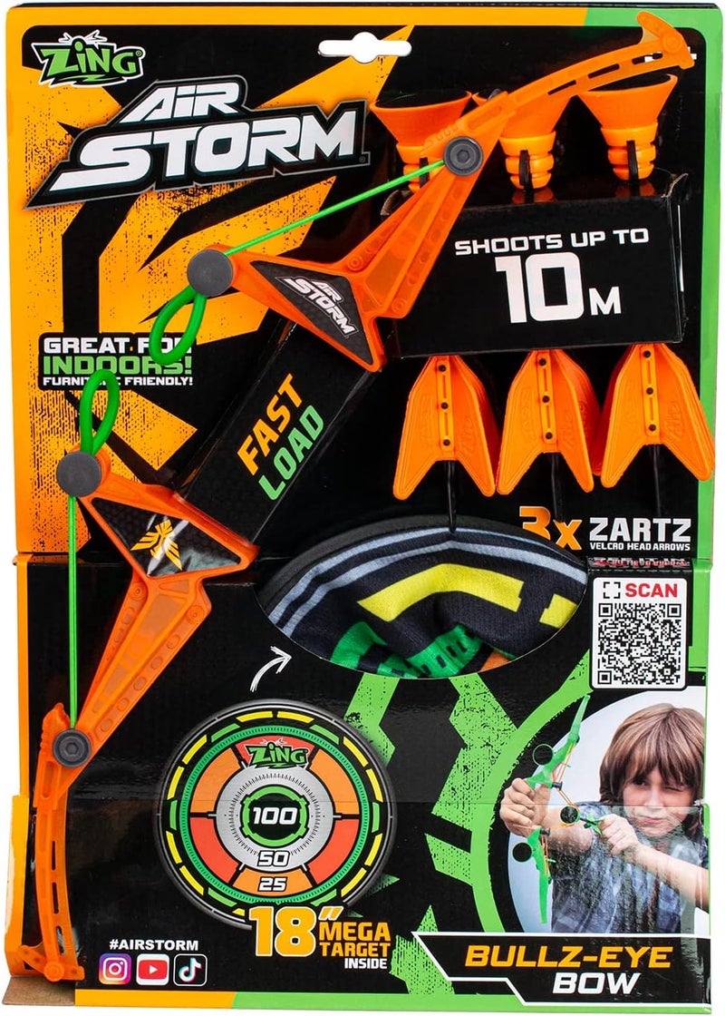 Zing Air Storm AS200 Bullz Eye Bow Set with 3 Velcro-Tipped Arrows and Target - Image 3