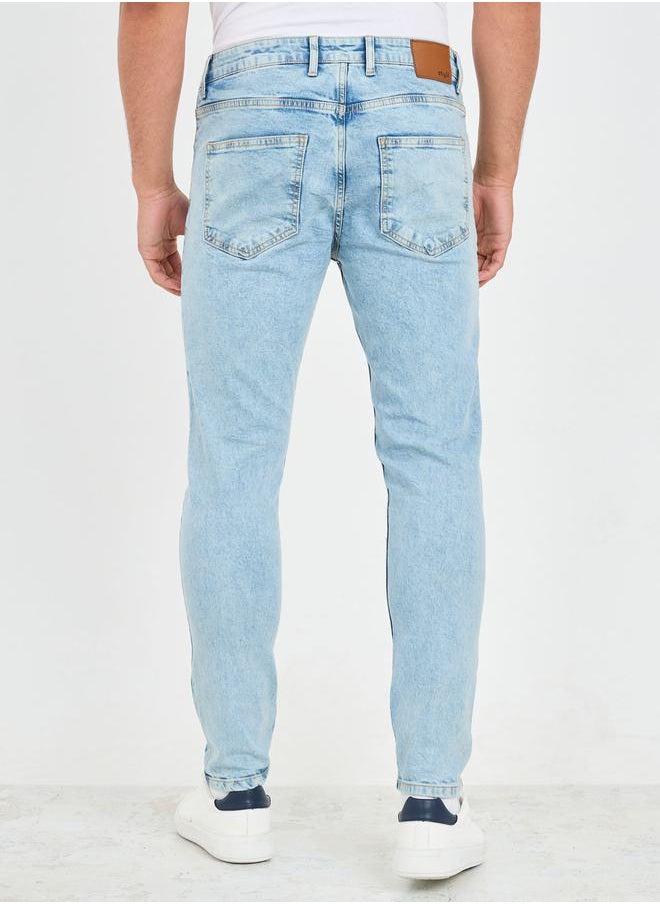 Styli - Light Wash Skinny Fit Stretch Jeans - Image 1