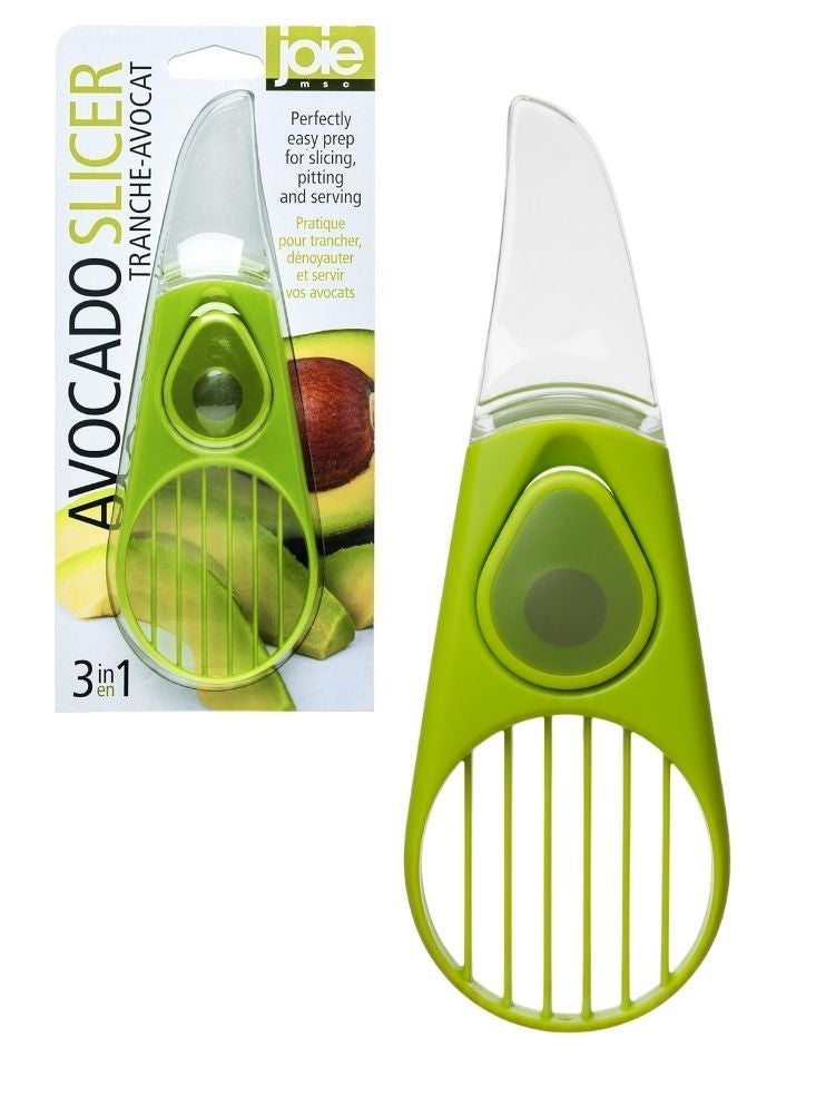 Glass Joie 3-in-1 Avocado Slicer and Pitter Tool - Image 1