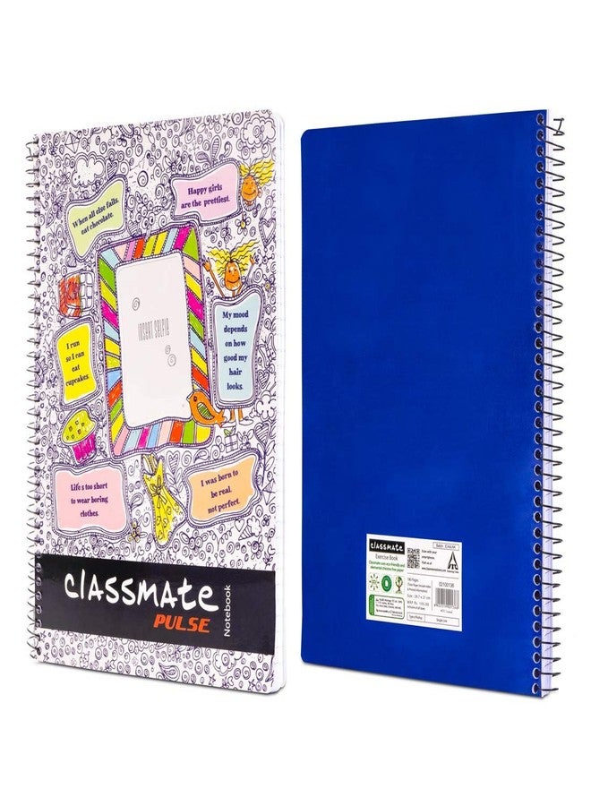 Classmate 2100136 Soft Cover 1 Subject Spiral Binding Selfie Notebook, Single Line, 180 Pages - Image 3