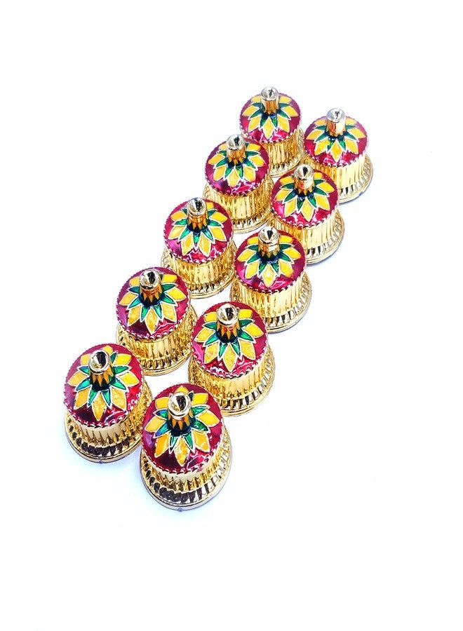 OAFISH Handicraft Storeroom Decorative Kumkum Holder Platter (Set of 10 kumkum Holder) - Image 1