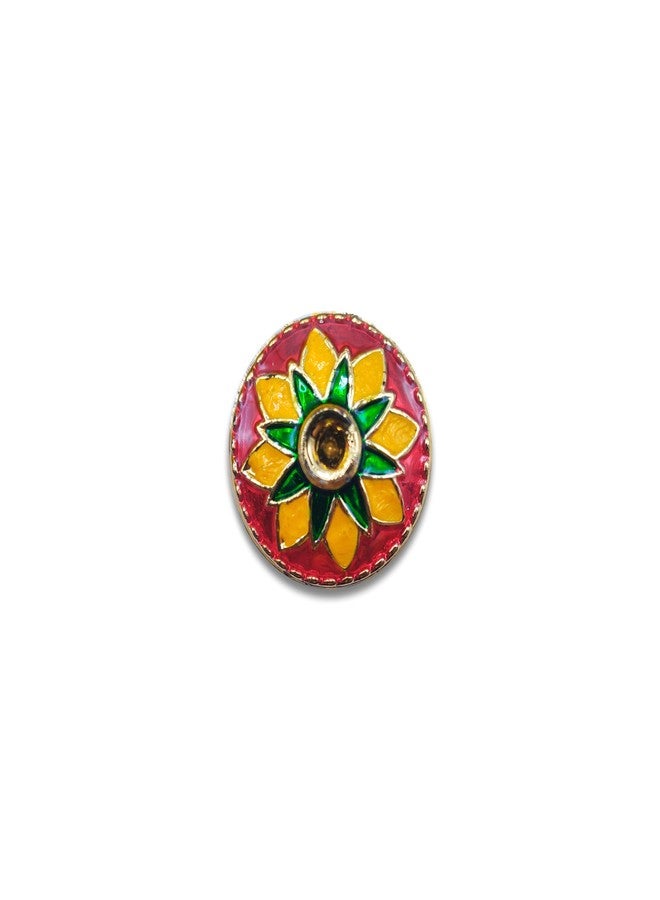 OAFISH Handicraft Storeroom Decorative Kumkum Holder Platter (Set of 10 kumkum Holder) - Image 3