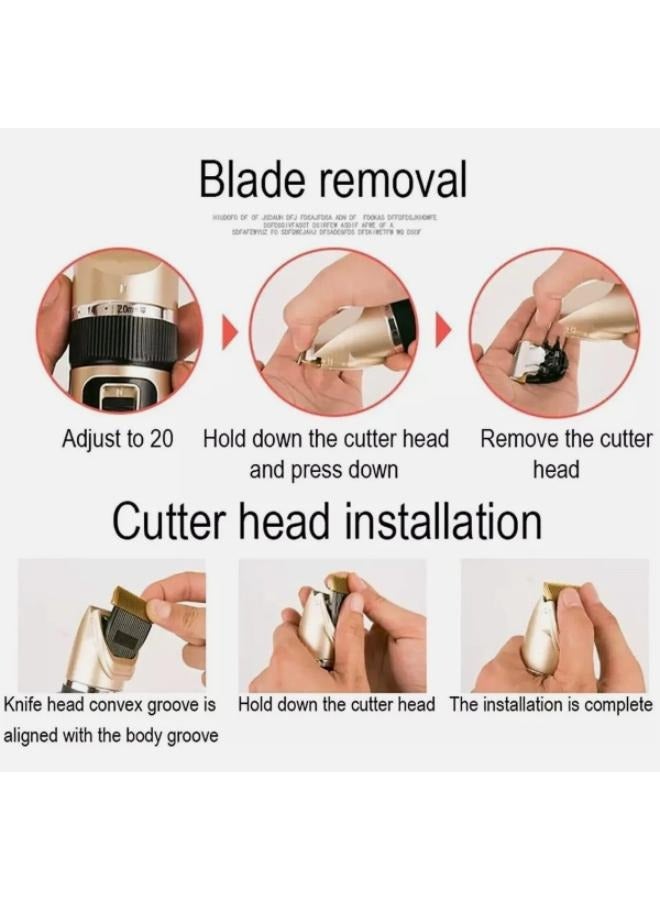 Electric Pet Professional Grooming Machine Dog Hair Trimmer Shaver Pet Trimmer - Image 4