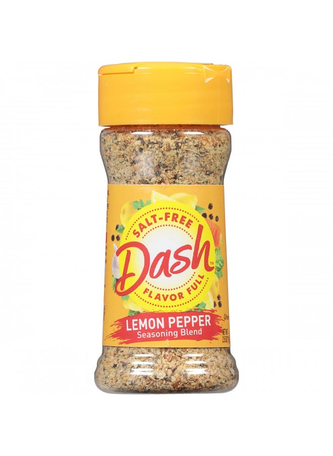 Dash Dash Salt-Free Seasoning Blend, Lemon Pepper, 2.5 Ounce 