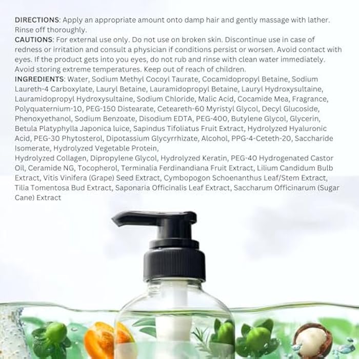 Botanist Japanese Organic & Natural Shampoo for Dry Hair, Hydrating & Moisturizing Hair Shampoo with Pump for Women & Men to Moist Hair, Sulfate & Silicone Free, Apricot & Jasmine 490 mL/16.5 fl Oz - Image 3