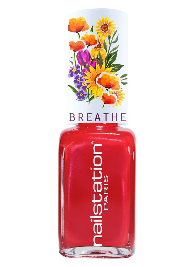 Nailstation Nail Polish Glossy Breathe vermillon