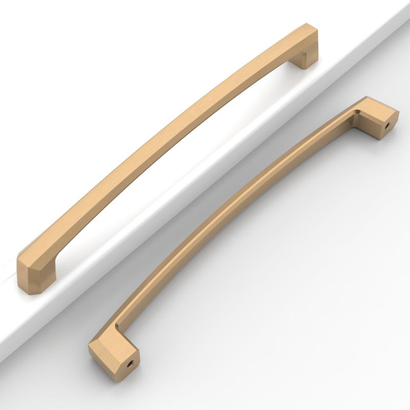 Coinkoly 10 Pack 9 Inch228mm Champagne Bronze Cabinet Pulls Kitchen Cabinet Handles Champagne Drawer Hardware for Cupboard Bathroom CK0048 - Image 2