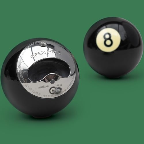 Suck UK 8 Ball Bottle Opener Beer Gifts for Men Beer Opener Gadgets for Men Gifts Bar Accessories Home Pub Home Bar Accessories Stocking Fillers Dad Cool Gadgets - Image 3