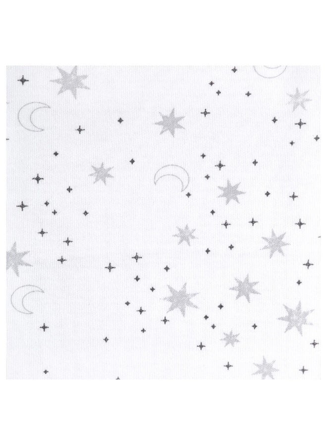 Halo Sleep Sleepsack Sleeping Bag, 0.5 Tog 100% Cotton Midnight Moons Sleeping Bag, Newborn Baby Sleeping Bag, Unisex For Boys And Girls, 0 To 6 Months , 4668 - Image 1