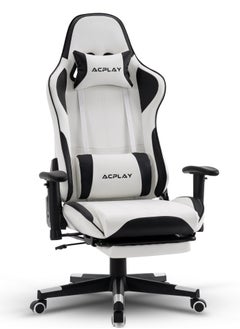 ACPLAY Upgraded Video Gaming Chair,High Back Racing Computer Chair with Lumbar Support and Headrest,Ultra-Thick Breathable Seat Cushion,Ergonomic Swivel Desk Chair for Gamers  - Image 1