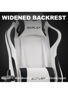 ACPLAY Upgraded Video Gaming Chair,High Back Racing Computer Chair with Lumbar Support and Headrest,Ultra-Thick Breathable Seat Cushion,Ergonomic Swivel Desk Chair for Gamers  - Image 4