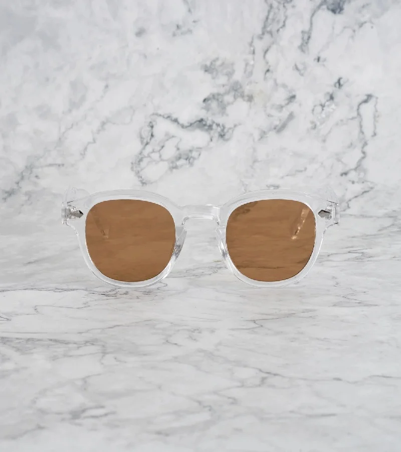 Explicit Poets Explicit Poets Unisex JOHNNY CLEAR Clear - Brown Stylish Sunglasses, 2EP48