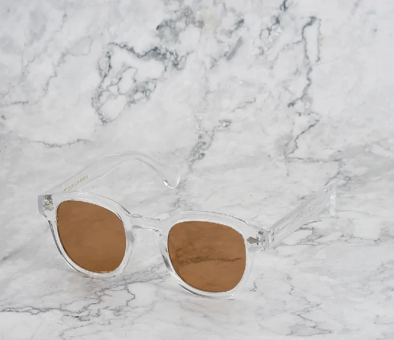 Explicit Poets Explicit Poets Unisex JOHNNY CLEAR Clear - Brown Stylish Sunglasses, 2EP48