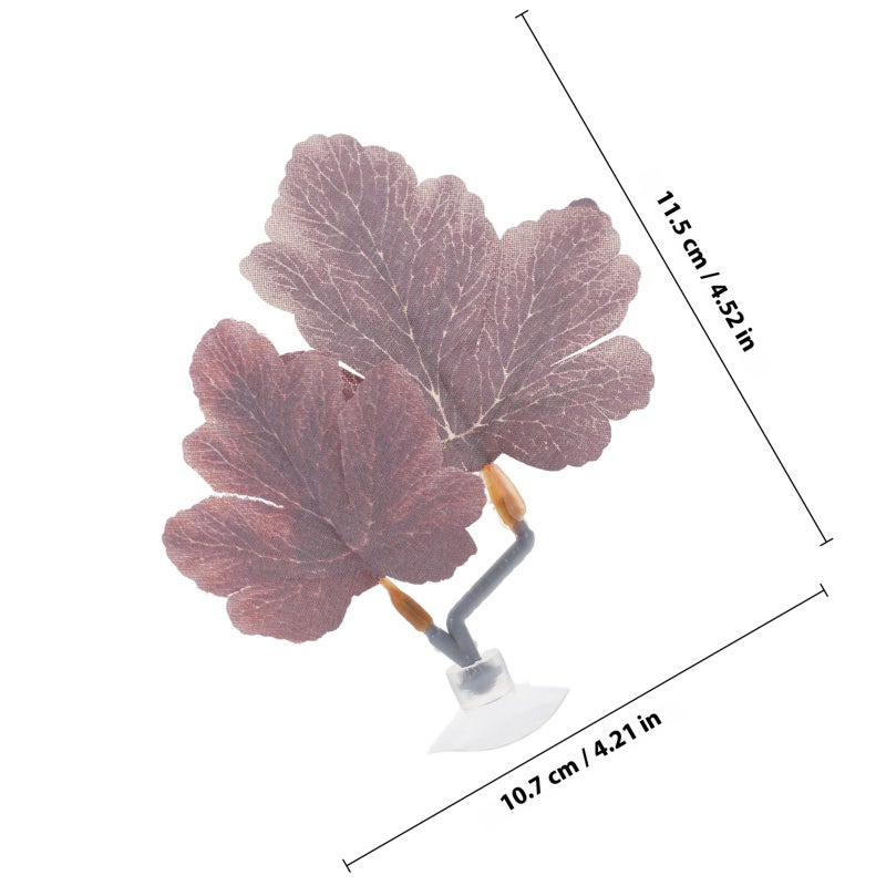 Betta Bed Leaf Hammock Pad Betta Fish Leaf Pad Betta Fish Hammock Betta Fish Accessories Plants Decorations For Betta Habitat Aquarium Decor - Image 2