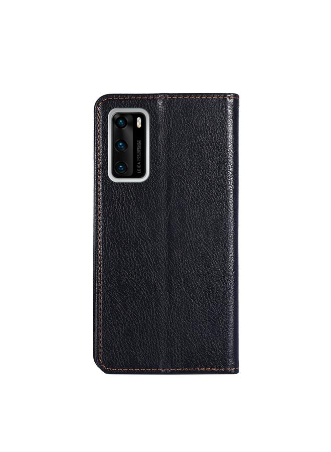 Zaboon Case For Huawei P40 PU + TPU Gloss Oil Solid Color Magnetic Horizontal Flip Leather Case with Holder & Card Slot & Wallet - Image 3