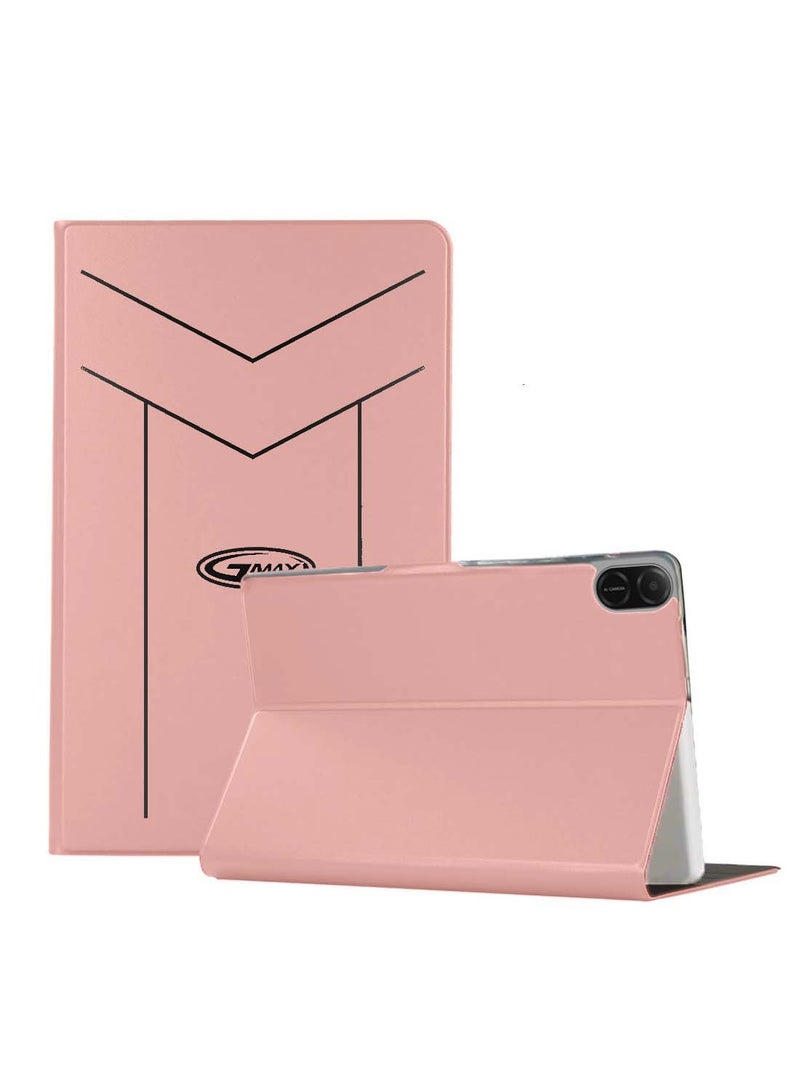 GMAX Honor Pad X8a 2024 (11 inch) GMAX PU Leather Magnetic Closure Flip Case Cover - Rose Gold - Image 1
