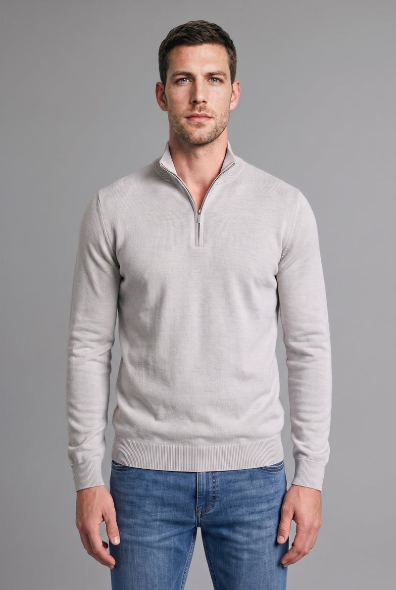 DeFacto Grey Man Standard Fit Knitwear Pullover Casual - Image 4