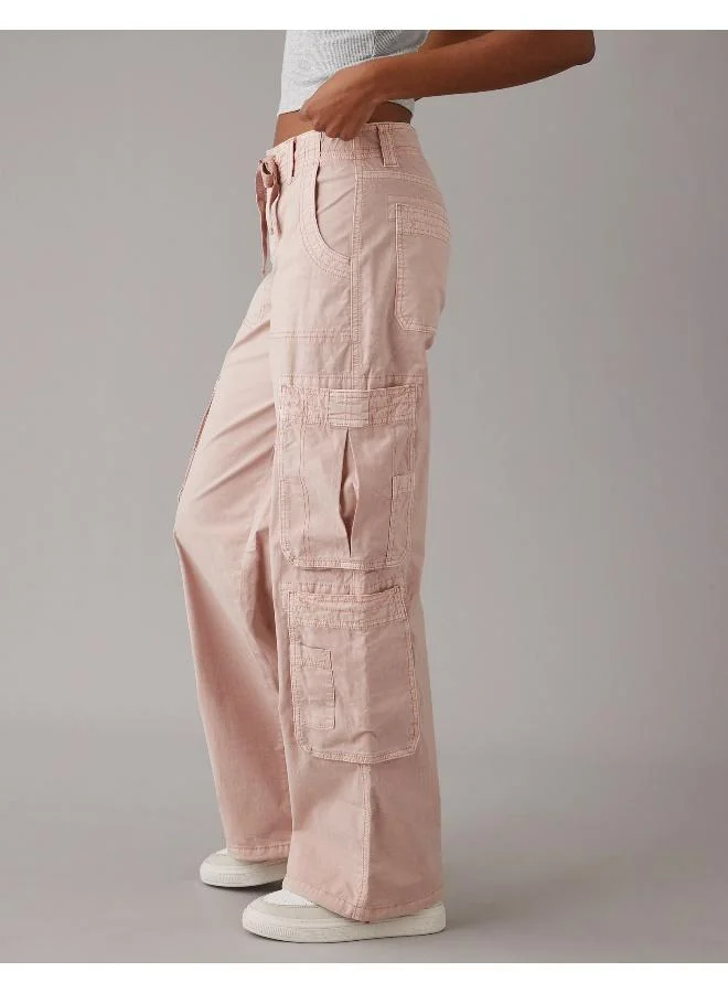امريكان ايجل AE High-Waisted Convertible Baggy Cargo Jogger