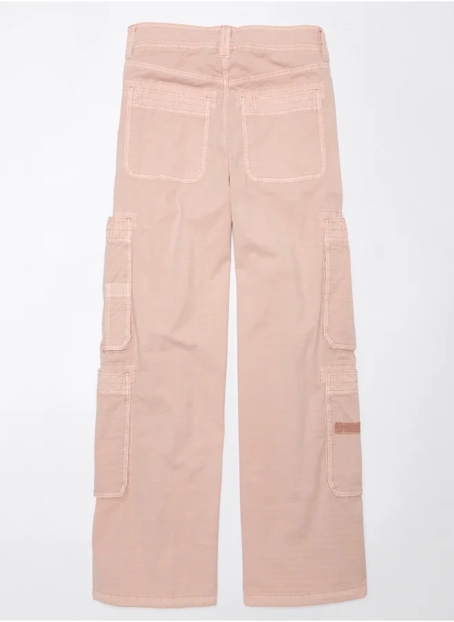 امريكان ايجل AE High-Waisted Convertible Baggy Cargo Jogger