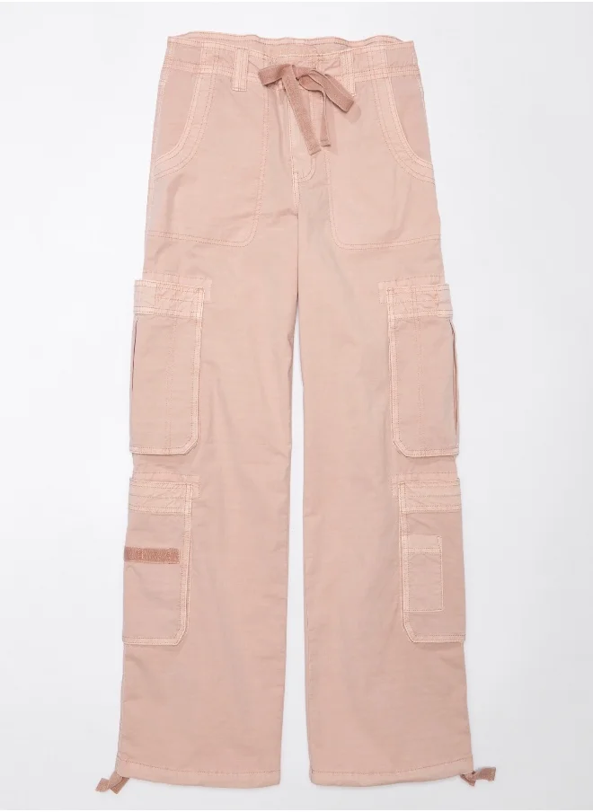 امريكان ايجل AE High-Waisted Convertible Baggy Cargo Jogger