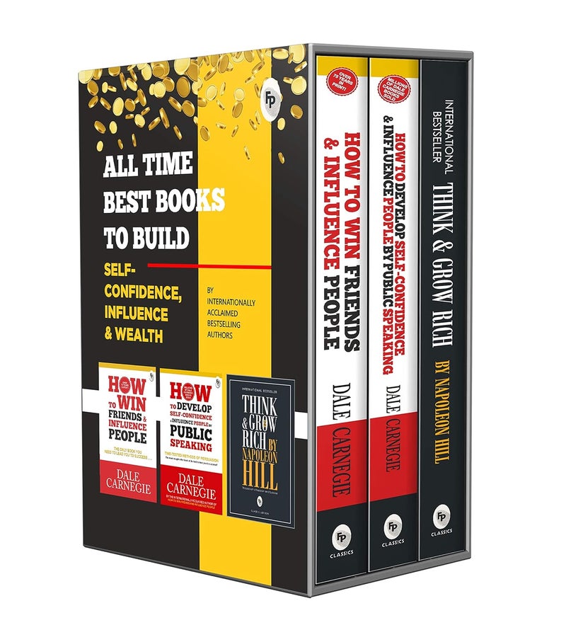 All Time Best Books To Build Self-Confidence, Influence & Wealth (Box Set of 3 Books) - Image 1