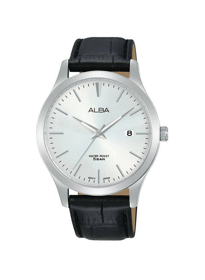 ألبا ساعة جلدية عقارب/مقابض AS9M39X
