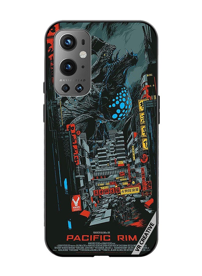 VR CREATIVE Protective Case Cover For OnePlus 9 Pro Pacific Rim Design Multicolour - Image 1
