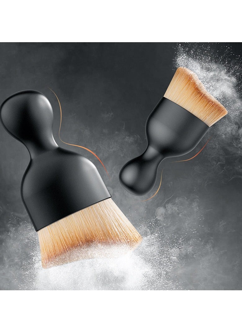 AROAQ Car Cleaning Brush, Car Interior Dust Sweeping Soft Brush, Curved Design Strong Bristles Car Detailing Brush, Lightweight And Portable Car Crevice Dusting Brush, (2pcs Without Lid)  - Image 3