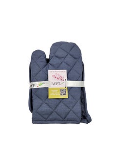 BYFT Orchard Gloves and Pot holder-Denim Blue  - Image 4