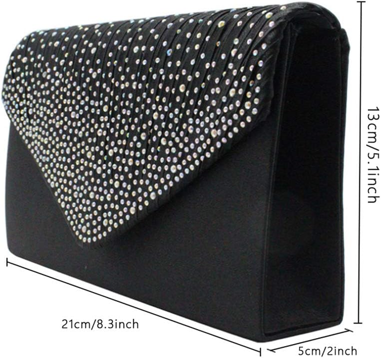 Groupcow New Ladies Evening Handbags Bridal Wedding Bag Handbag - Image 2